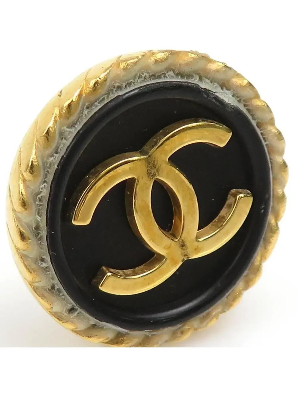 Auth Chanel Vintage Cc Logo Earrings #303083C29B